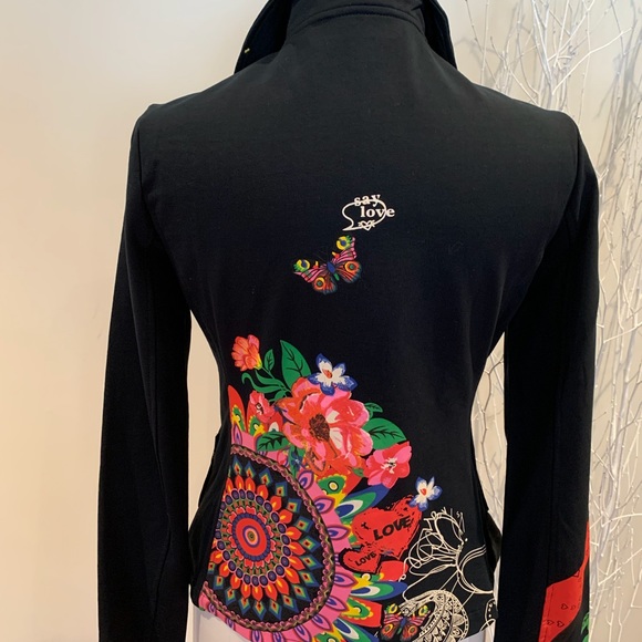 Ladies New Graphic blazer size S-M - Picture 7 of 8